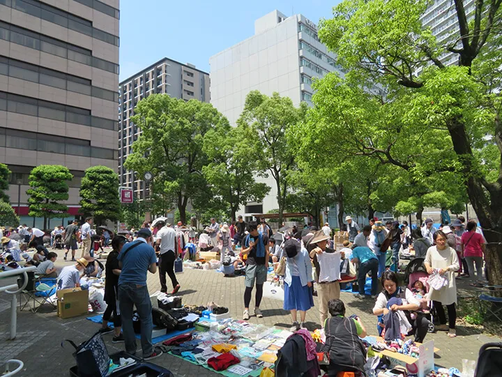 芝浦フリーマーケットの様子