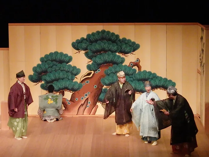 手話狂言公演の様子