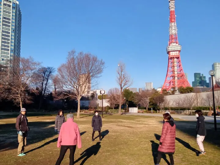 太極拳教室の様子